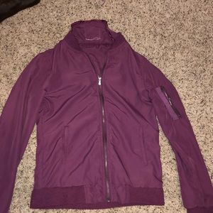 girls maroon bomber jacket
